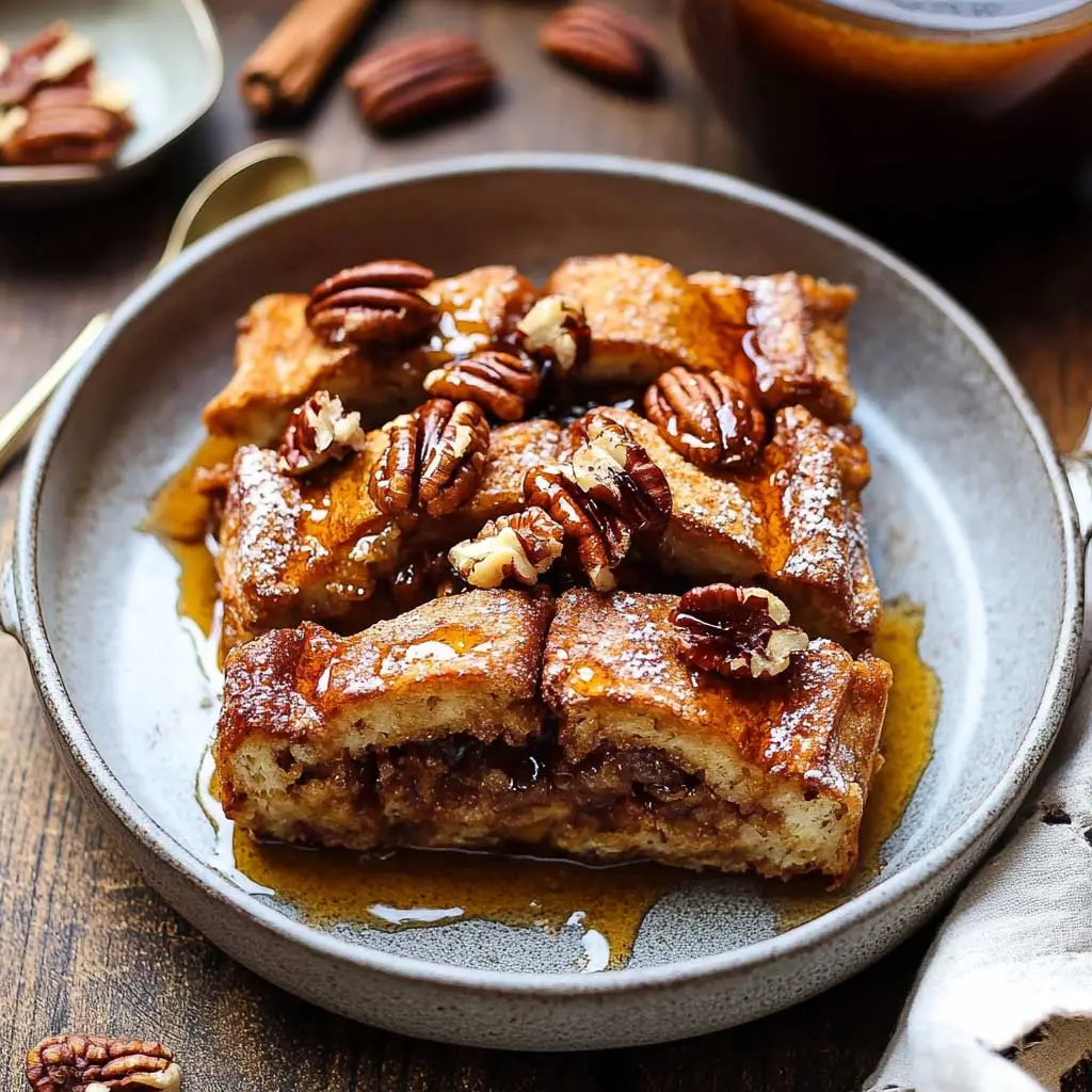 Maple Pecan French Toast Casserole