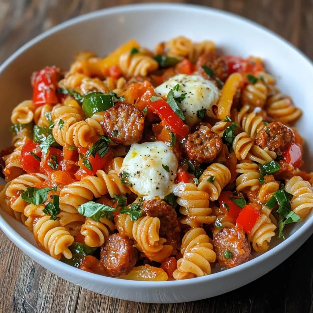 One-Pot Sausage and Pepper Pasta