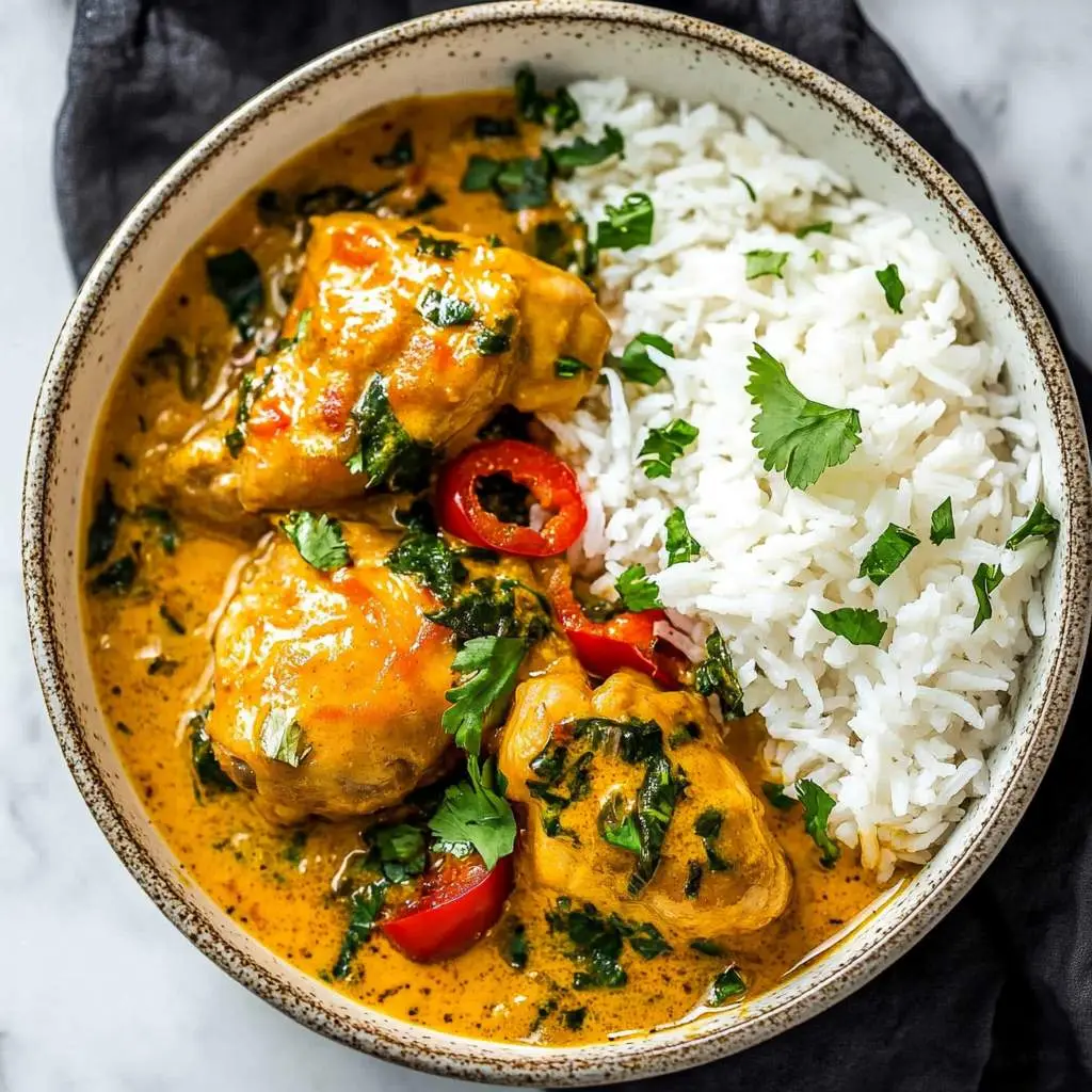 One Pot Thai Coconut Curry Chicken