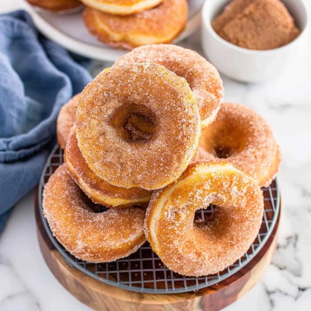 Air Fryer Cinnamon Sugar Donuts