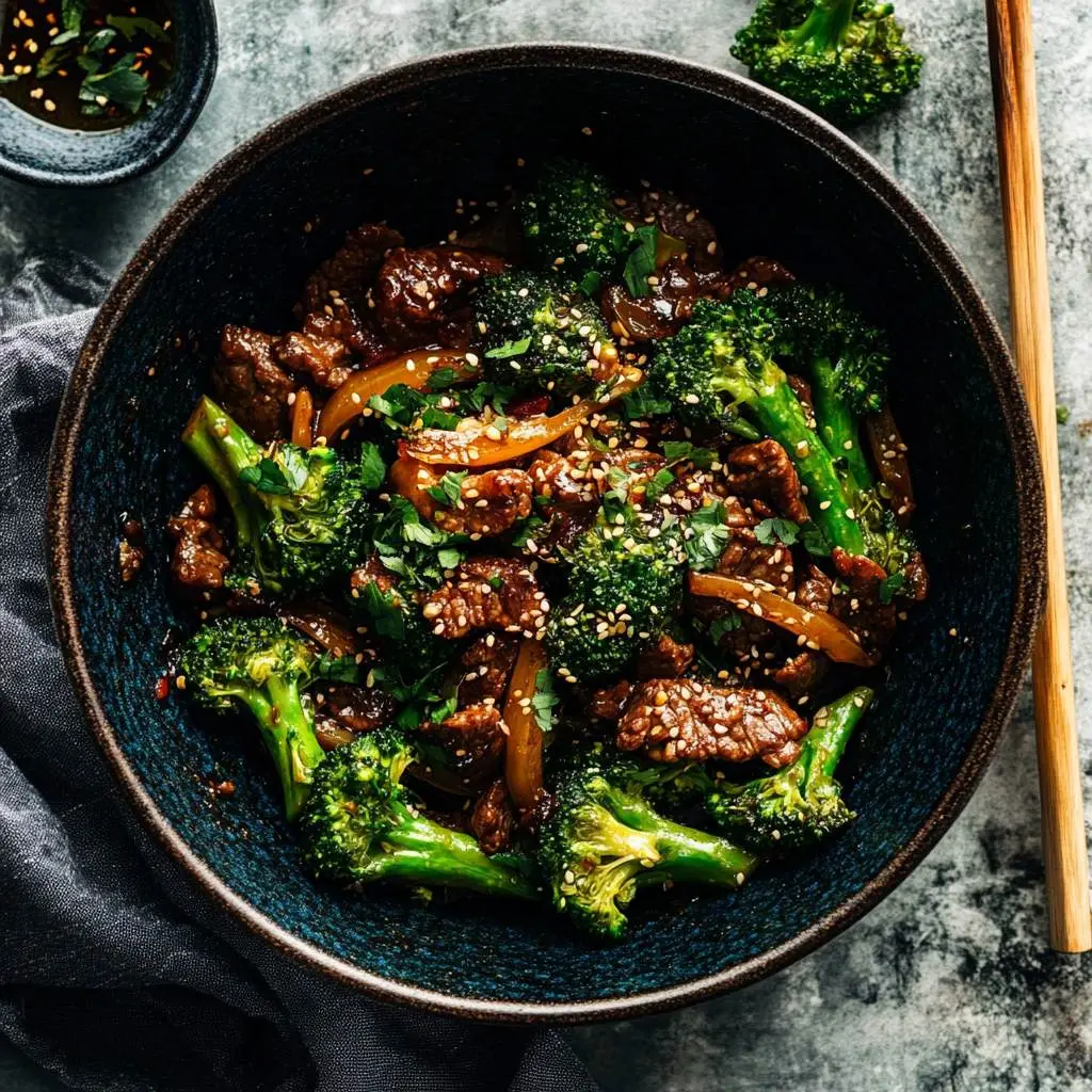 Sesame Ginger Beef and Broccoli Stir-Fry