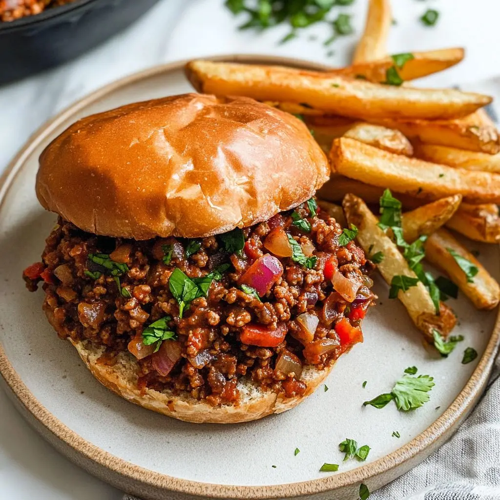One-Pot Vegetarian Sloppy Joes