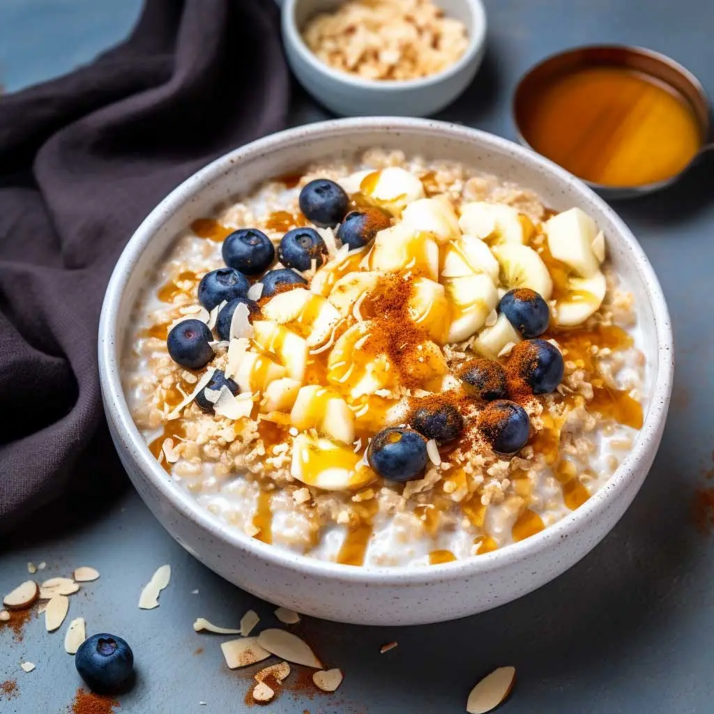 coconut banana nuts oatmeal