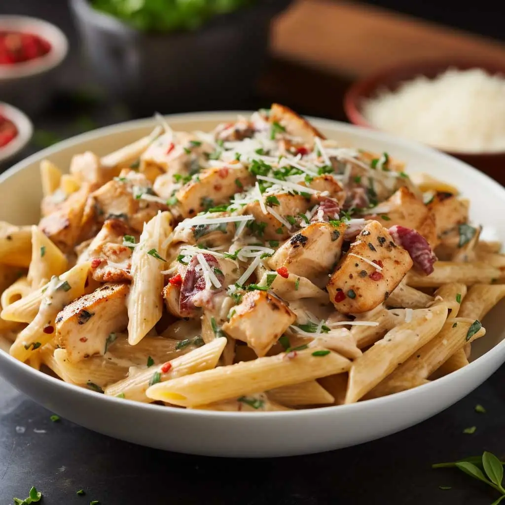 Creamy One-Pot Tuscan Chicken Pasta