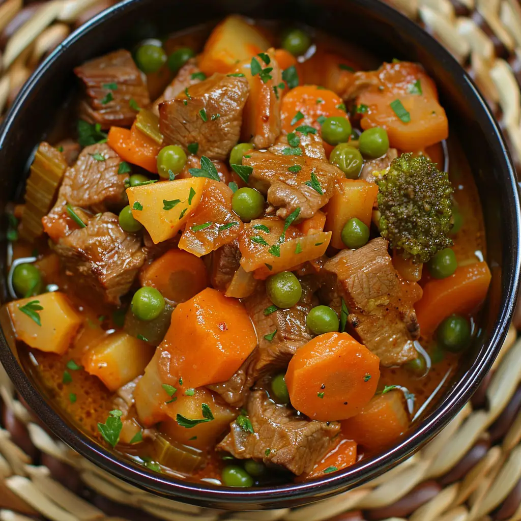crockpot beef veggie stew