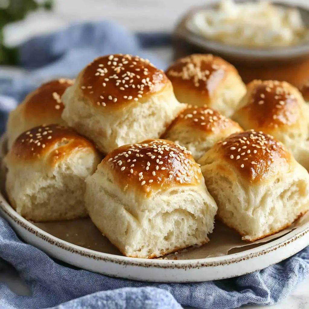 Quick Dinner Rolls with Greek Yogurt