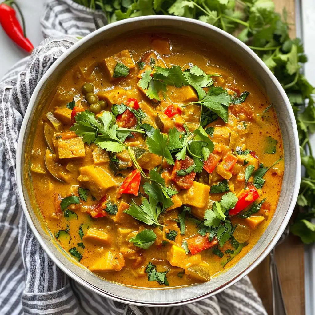 Instant Pot Vegetable Curry with Coconut Milk
