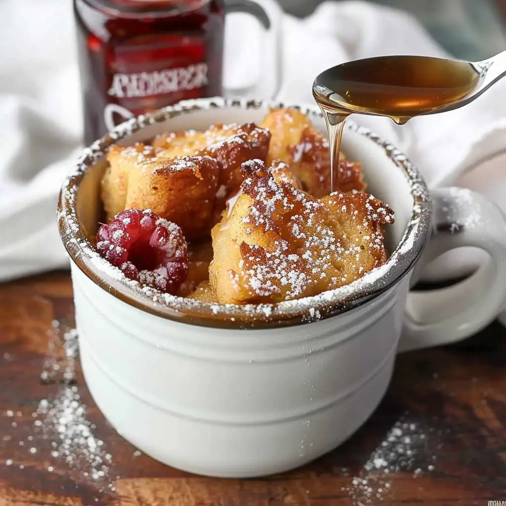 microwave french toast in a mug