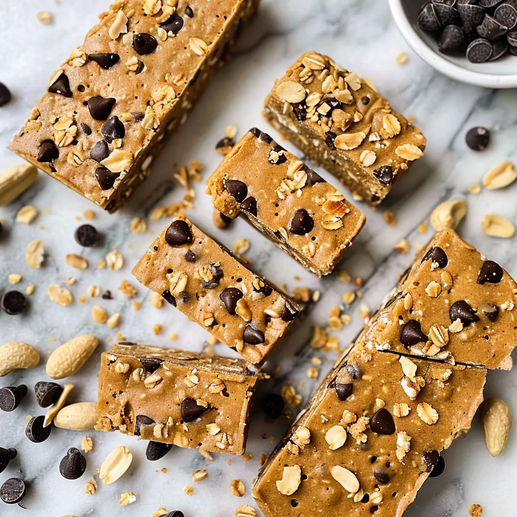 no bake protein peanut butter bars