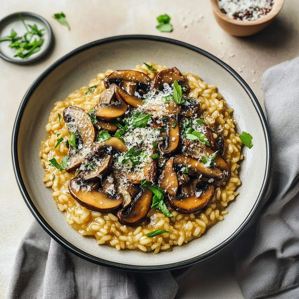 Creamy Mushroom Risotto